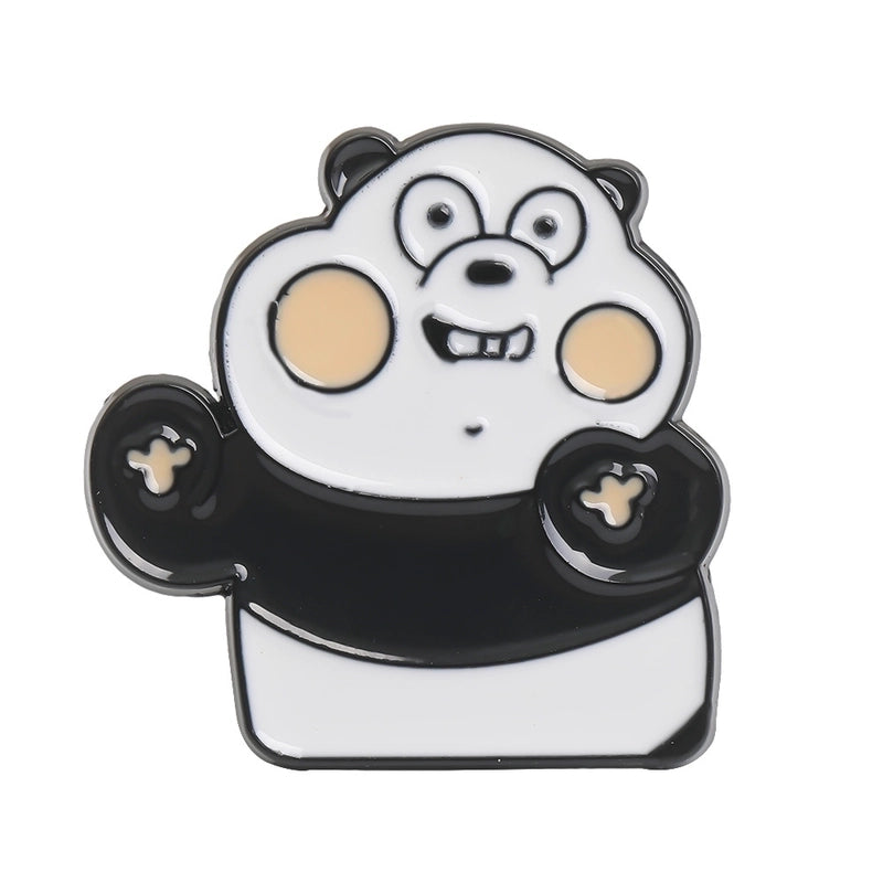 Cute Bear Panda Cat Alloy Women’s Brooches