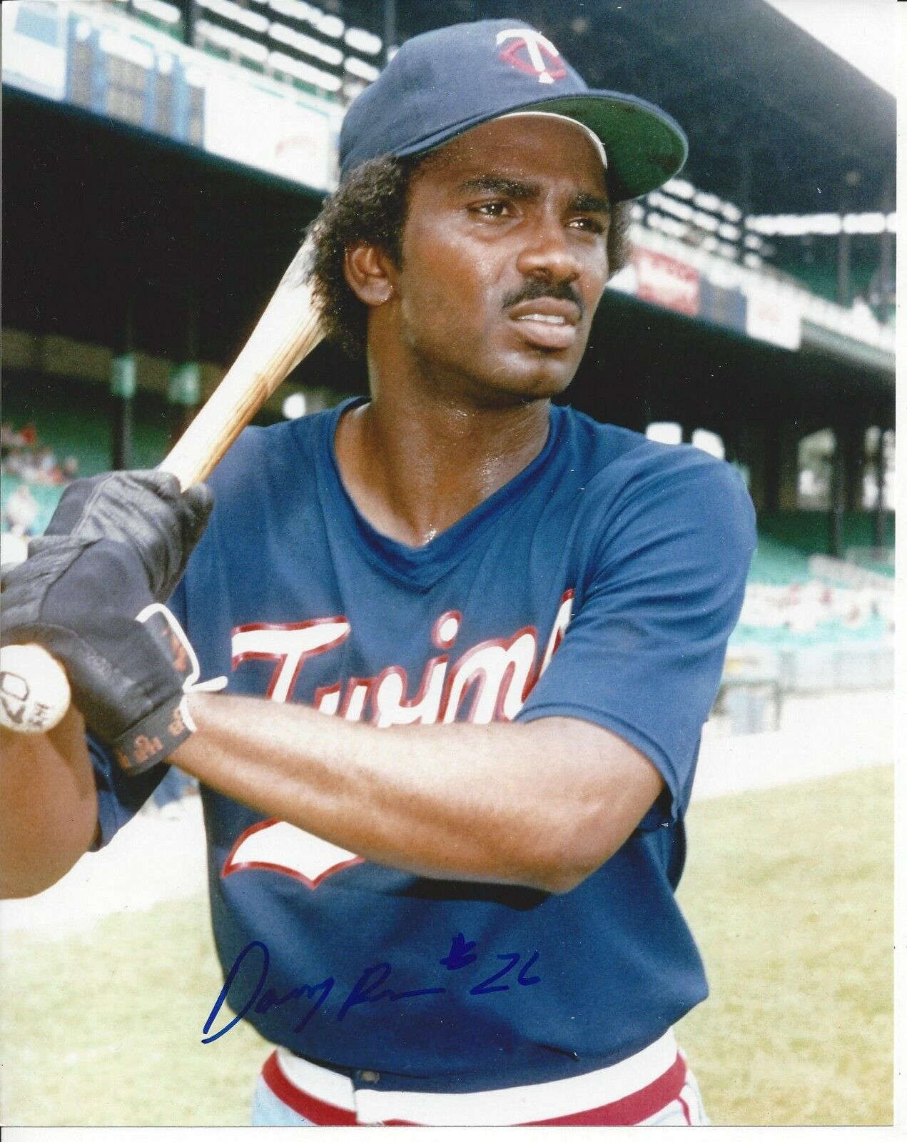 Darrell Brown Autographed 8x10 Minnesota Twins#1