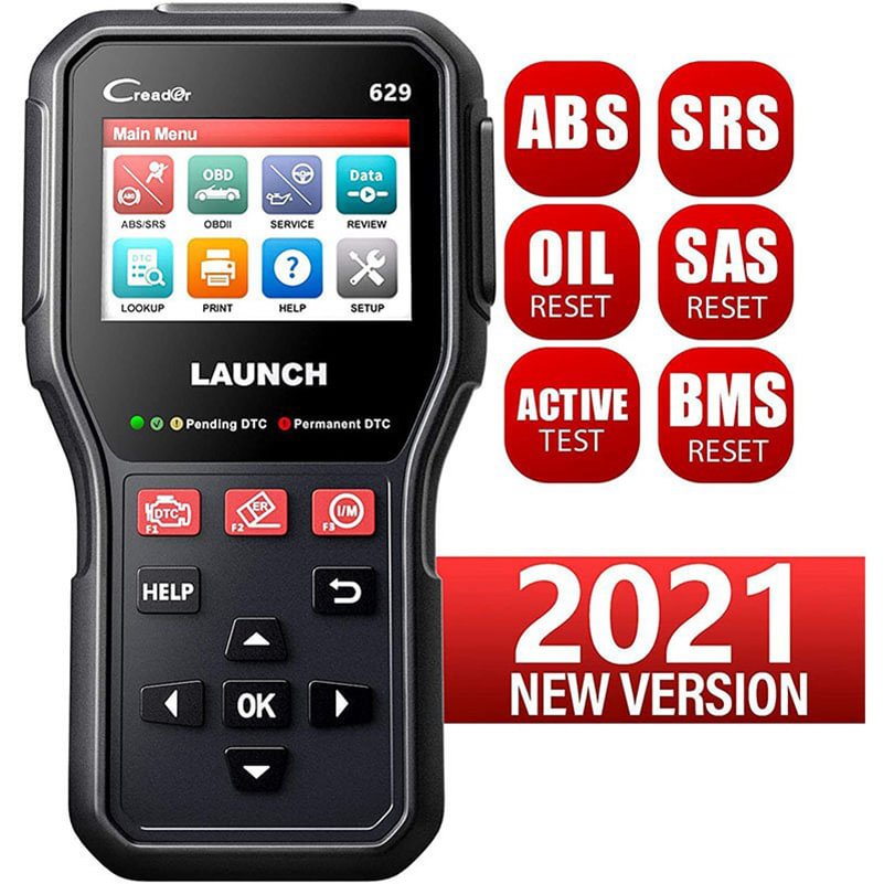 LAUNCH CR629 ABS SRS Scan Tool OBD2 Scanner with Active Test