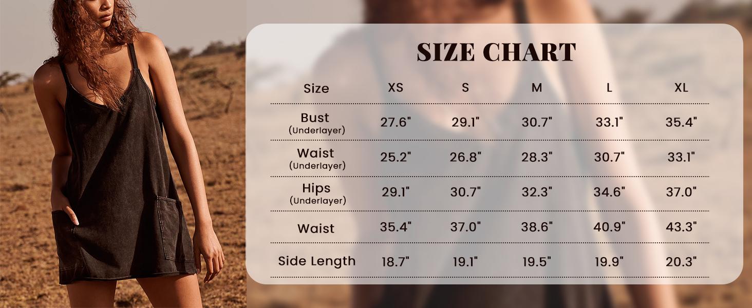UANEO Women's Summer Sleeveless Mini Dress V Neck Spaghetti Straps Athletic Built-in Shorts Sundress SummerVibes