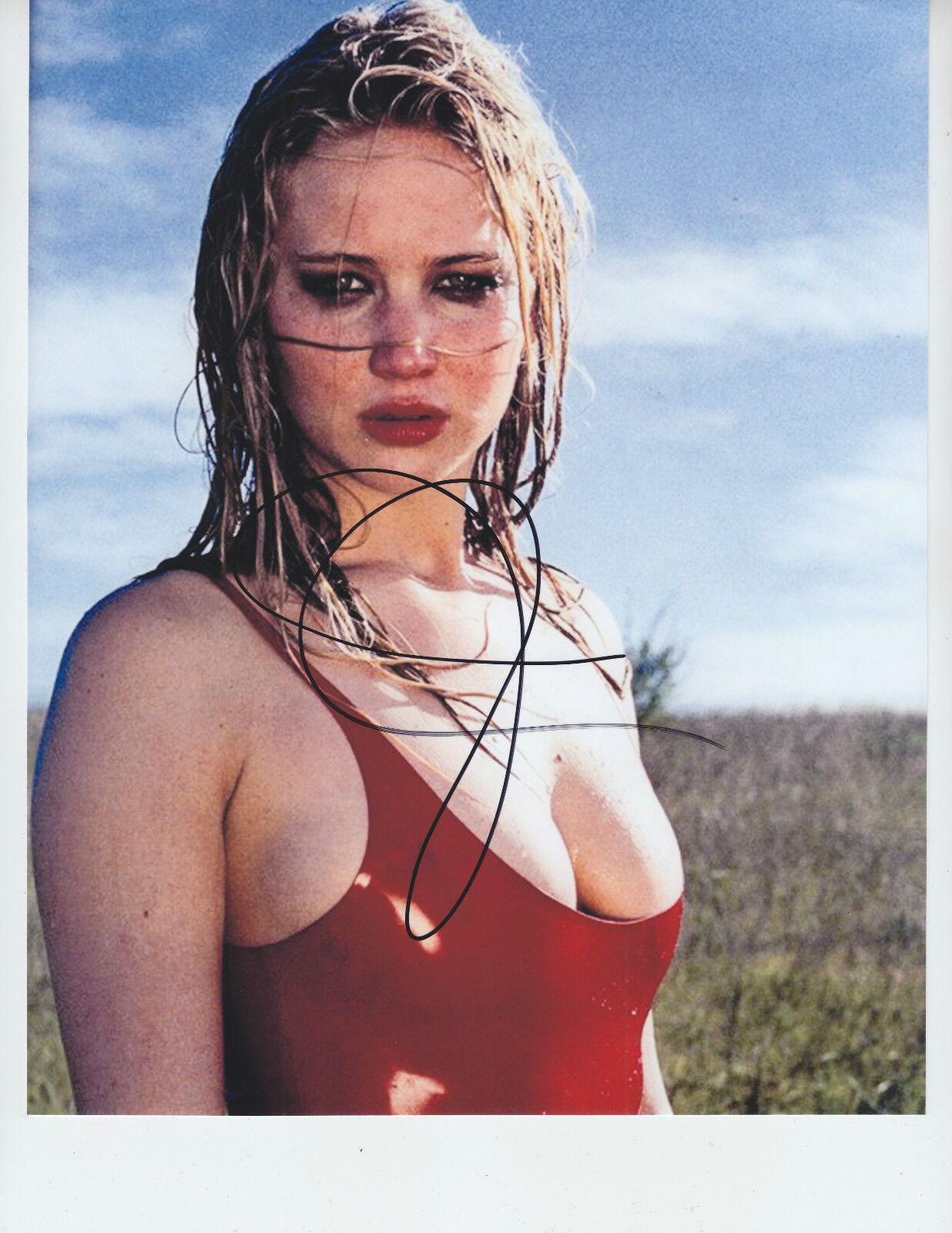 Jennifer Lawrence - signed 8x10