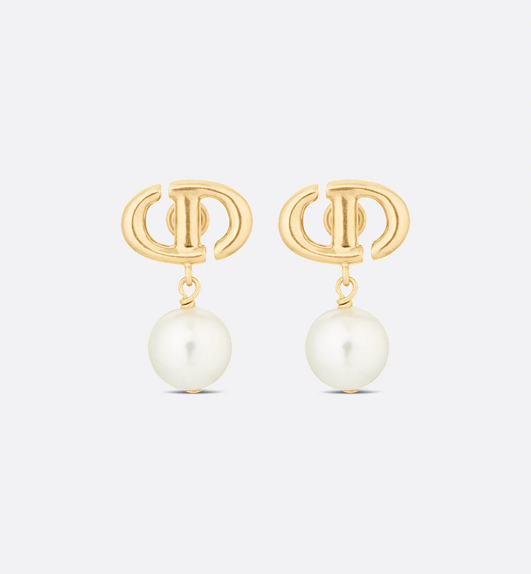 Dior CD Navy earrings
