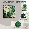 (25x25cm)DIY Pearl Painting Framed Handmade Pearl Material Art Kit Living Room Decor