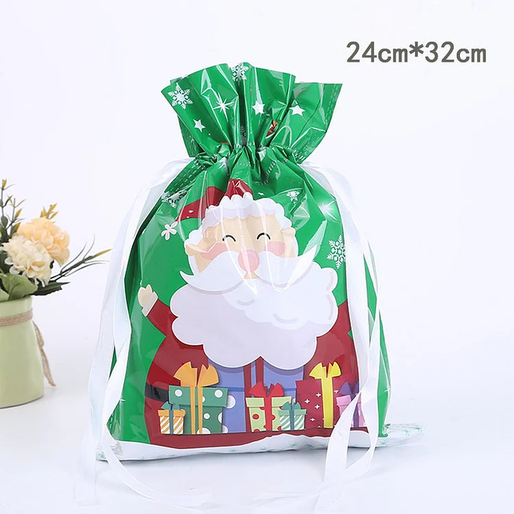 🎅Christmas Sales 49% OFF🎄Drawstring Christmas Gift Bags (Biodegradable)