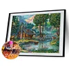 Diamond Painting -DIY Full Square Drill Forest Cabin