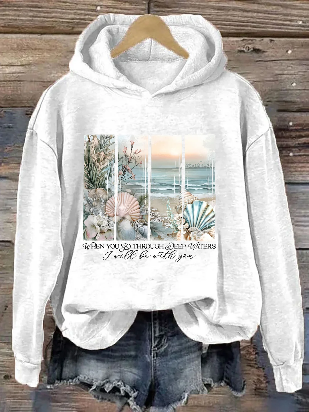 Deep Waters Christian Hoodie