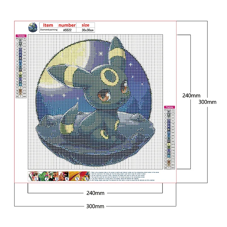 AB Pokemon Anime All Figure Peripherals Art Diamond Painting Pikachu Kits  Eeveelutions Picture Wall Decor Gifts For Kids Room - AliExpress