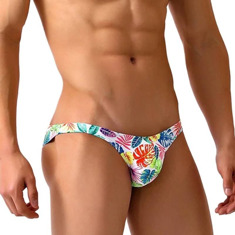 Midiset Ultra Low Waist Swimwear Men Swim Briefs Sexy Half Hips Mini Bikini Panties Slip Man Swimsuit Swimming Trunk Men's Bathing Suit