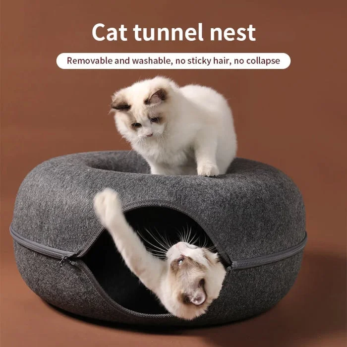 Felt Tunnel Cat Nest😻BUY 2 FREE SHIPPING