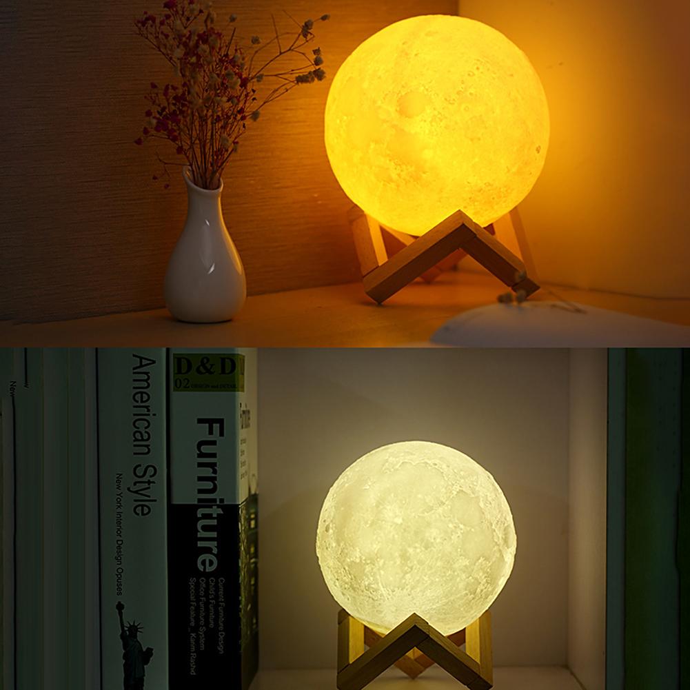 

Moon Rechargeable LED Touch Switch-3D Night Light, 20cm, 501 Original