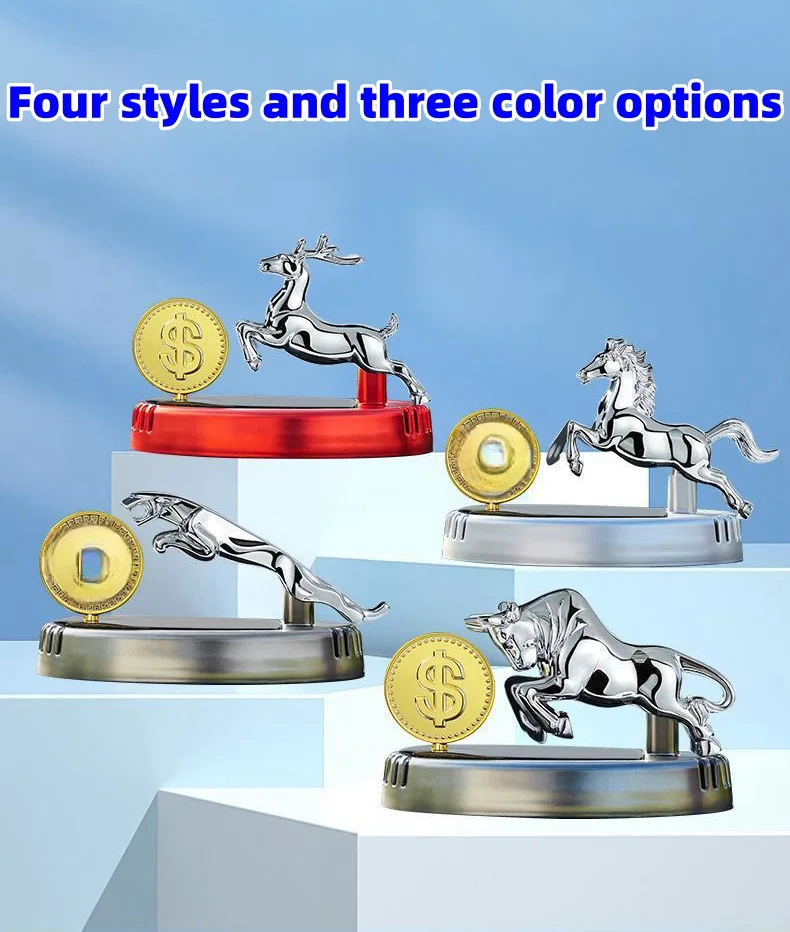 Car Customized Car Logo Rotating Gold Coin Aromatherapy