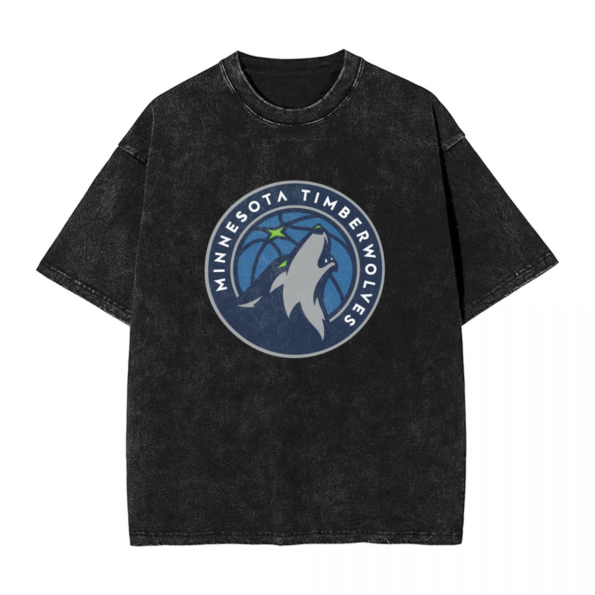 Minnesota Timberwolves Logo Vintage Oversized T-Shirt Men's