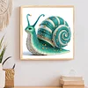 Schnecken 5d DIY Sonderform Teilbohrer Dimond Gemälde Wanddekoration 30x30cm