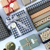 Blue Valentine's Day Party Gift Package Wrapping Kraft Paper