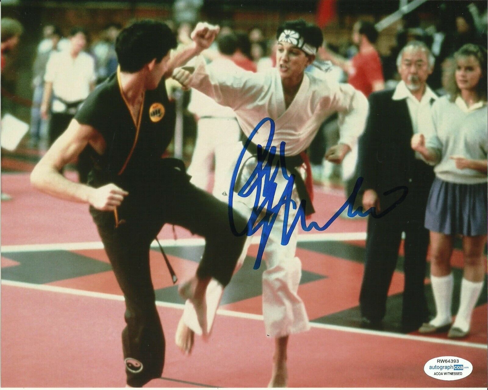 RALPH MACCHIO SIGNED THE KARATE KID Photo Poster painting UACC REG 242 (8) ALSO ACOA CERTIFIED