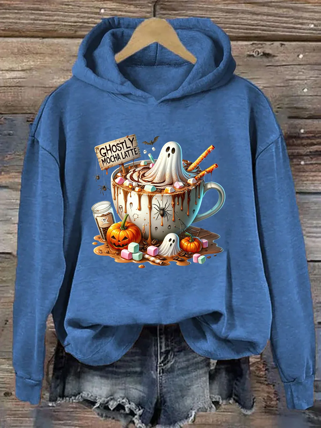 Halloween Coffee Clipart Hoodie