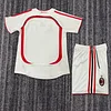 Joyfball 2006-2007 Kids Size Retro AC Milan Away Football Shirt 1:1 Thai Quality
