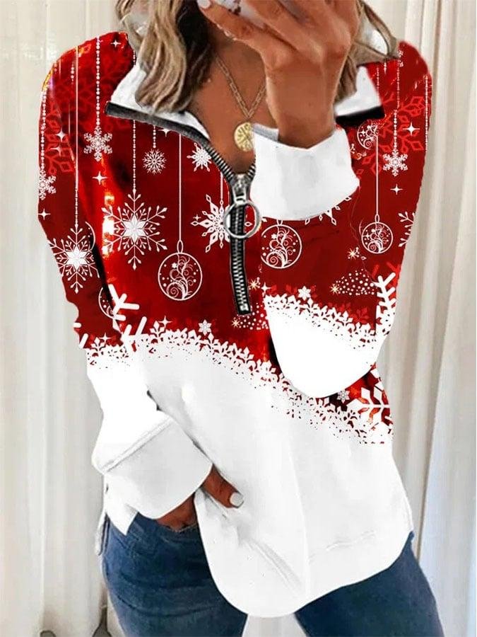 christmas-zip-long-sleeve-pullover-sweatshirt