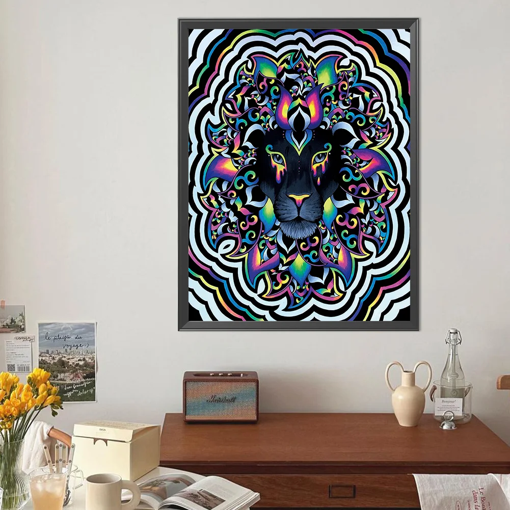 Diamond Painting - Full Round Drill - Panther(Canvas|40*50cm)