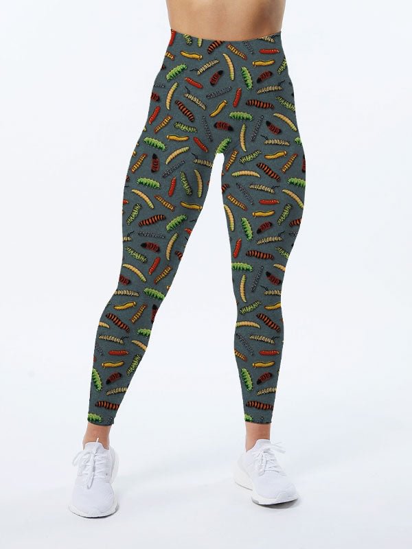 Moth & Butterfly Caterpillars Leggings