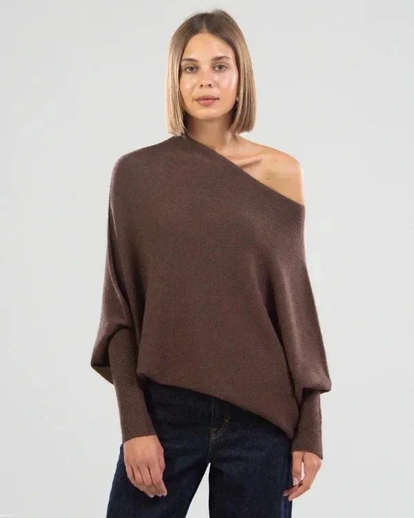 Uveng Color Round Neck Long Sleeve Sweaters