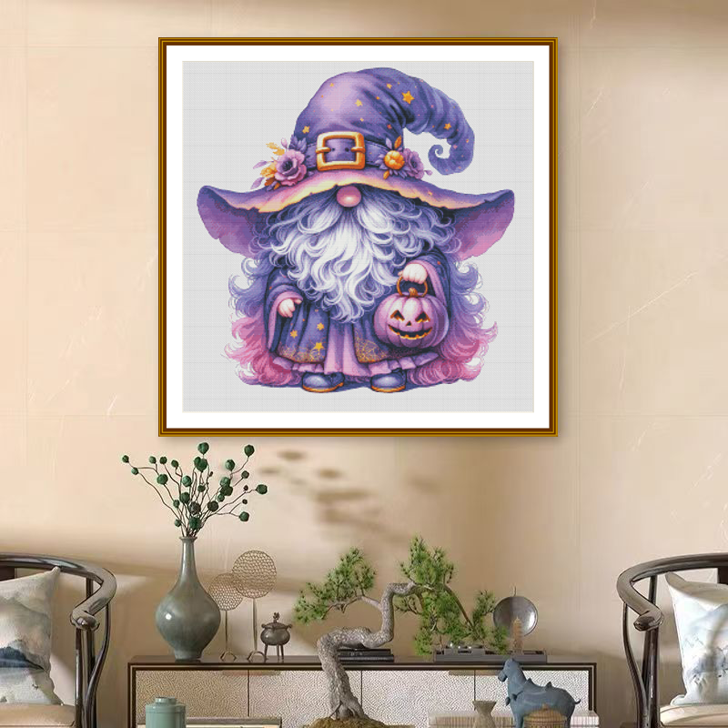 1set DIY Printed Cross Stitch Kit [ZZ5478-magic Dwarfs] Cross Stitch Kit Painting Fairy Cross Stitch