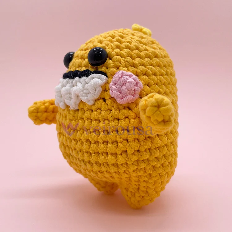 Gluttonous Dino - Crochet Kit veirousa