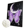 DIY Pearl Painting Butterfly for Home Wall Decor with Frame(40*30cm)