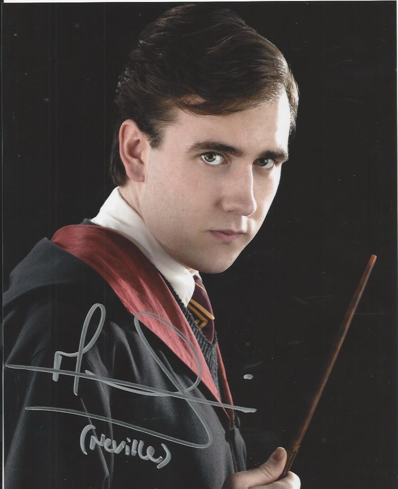 Matthew Lewis - Harry Potter signed Photo Poster painting