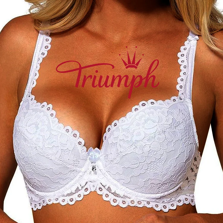 Triumph® — 3 sztuki 💖50% taniej✨2024 Nowy seksowny, regulowany biustonosz z dużą koronką [65A-120H]