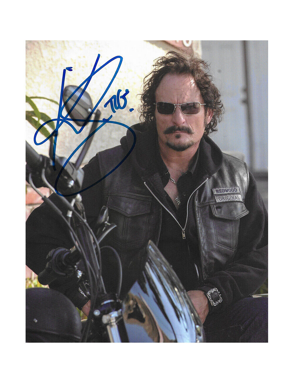 8x10 Sons Of Anarchy Print Signed by Kim Coates 100% Authentic With COA