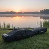 3 Layers Fishing Rod Case Portable Folding Fishing Pole Bag for Outdoor Fishing