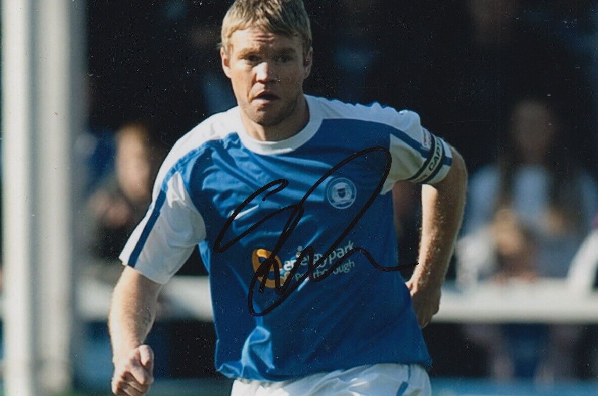 GRANT MCCANN HAND SIGNED 6X4 Photo Poster painting PETERBOROUGH FOOTBALL AUTOGRAPH