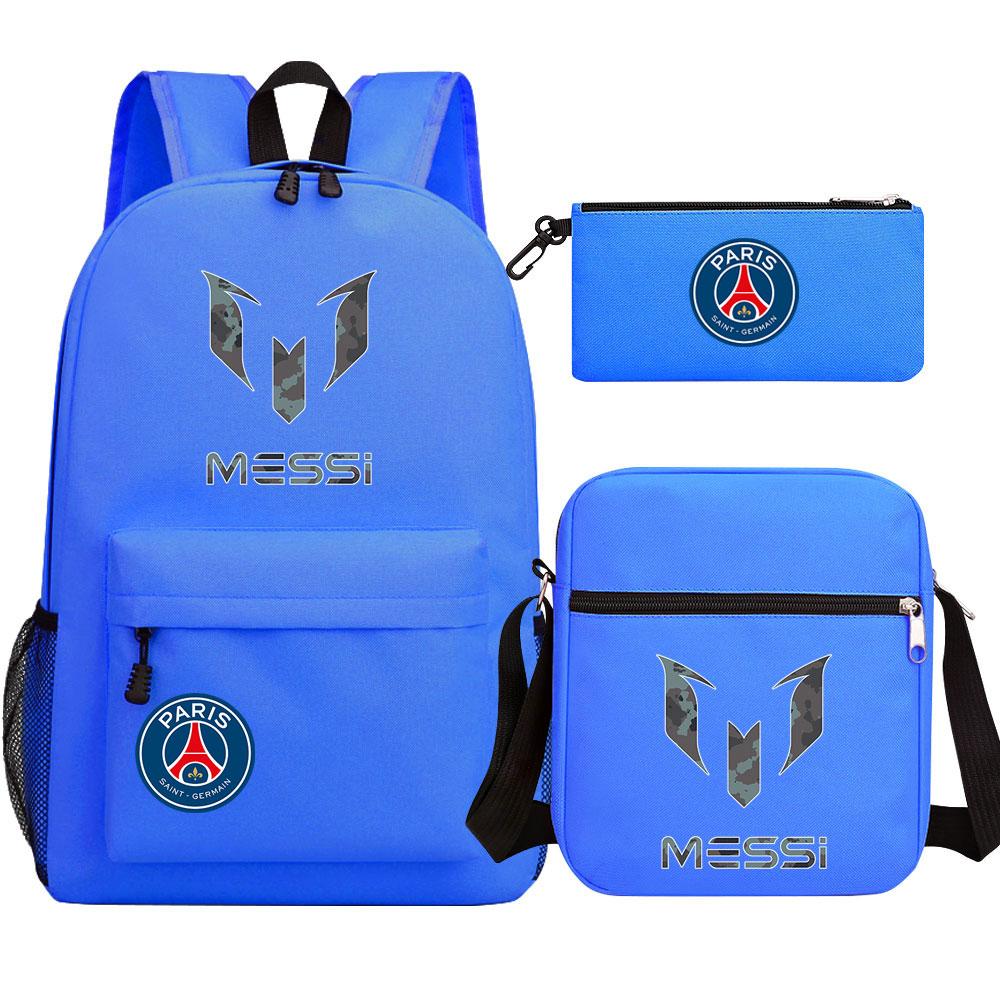 Mayoulove Lionel Messi Backpack Lightweight Design with Spacious Compartments for School Use-Mayoulove