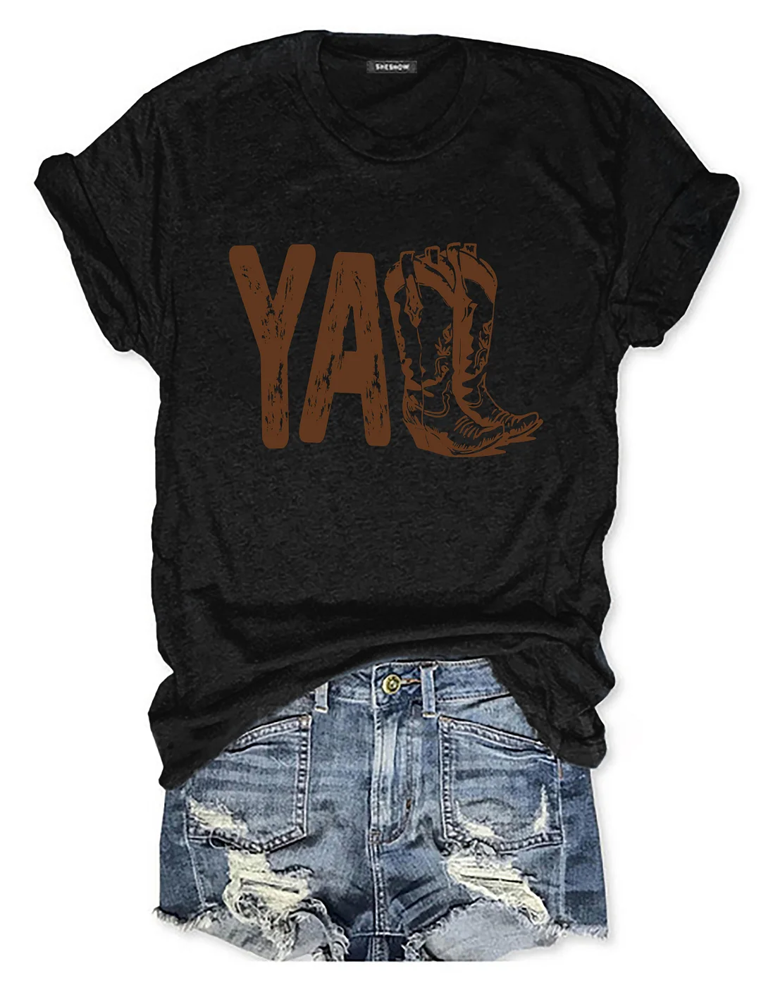Y'all Cowboy Boots T-shirt