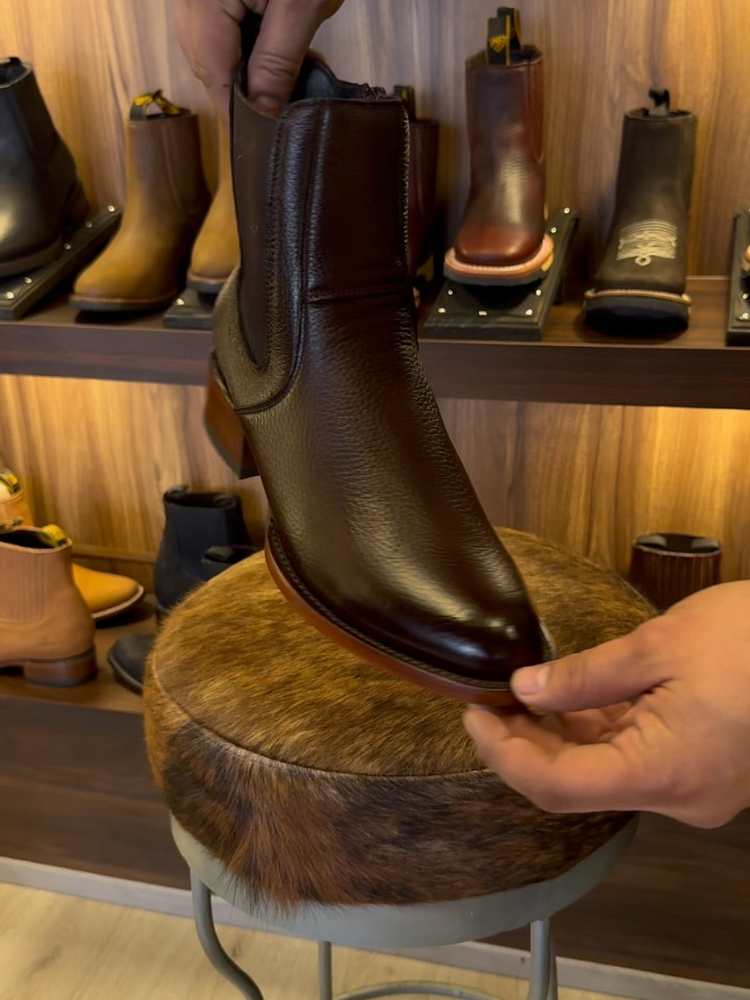 High Top Vintage Leather Boots