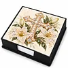 PU 5D Pearl Diamond Painting Kit Note Box DIY Diamond Art Notepad Box with 160 Sheets of Paper (Cross)