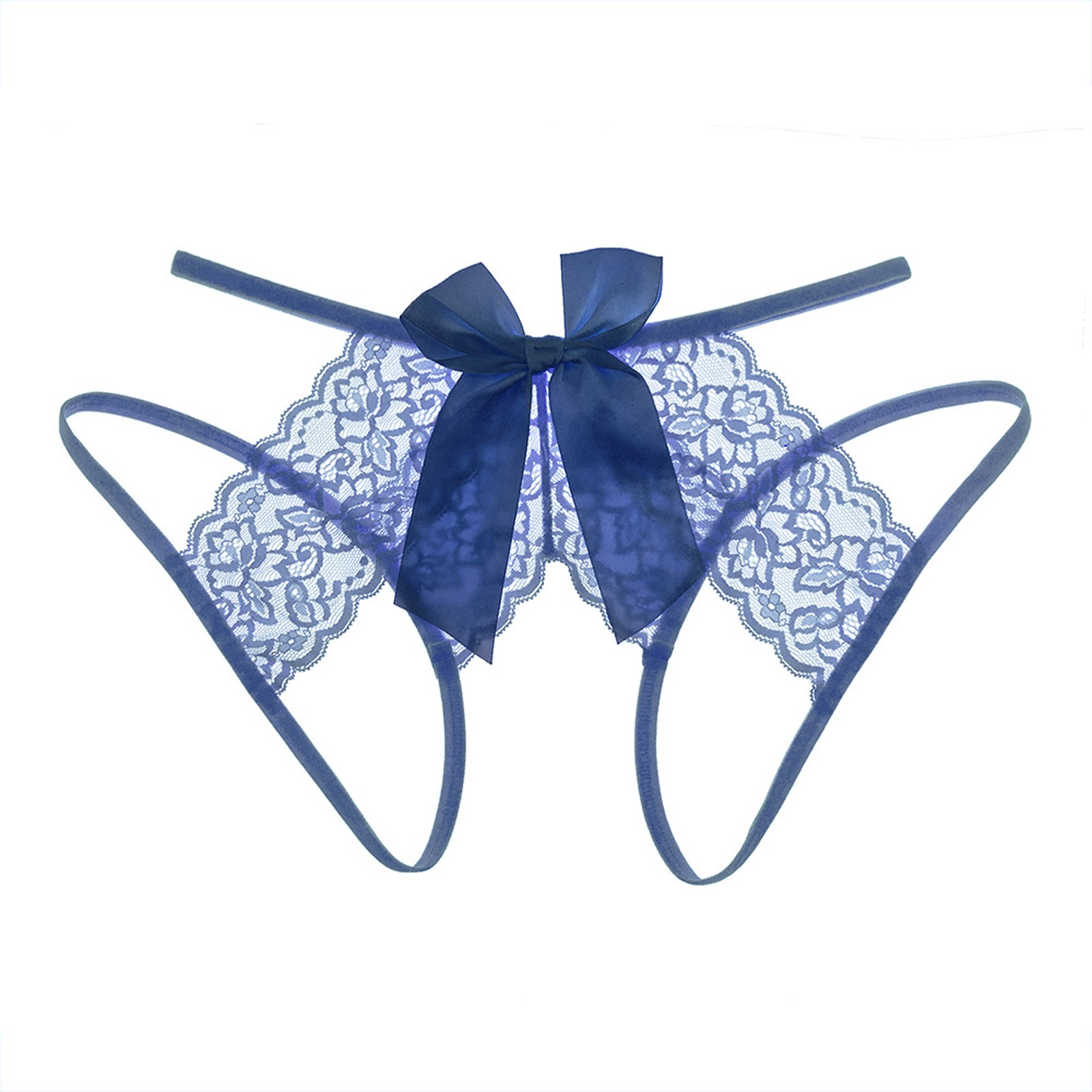 Lingerie Women Plus Size Underpants Women Sexy Cheeky Sexy Seamless Lace Slit Underpants Low Waist Bow Underpants Woman Clothing