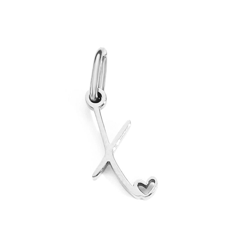 1 Piece Minimalist Letter Stainless Steel Plating Pendant Jewelry Accessories