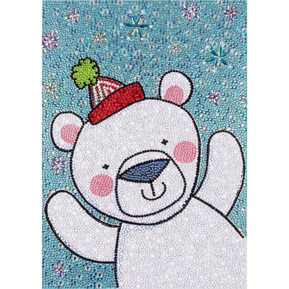 

Cartoon Bear - Crystal Special Shaped Diamond Painting - 30*40CM, 501 Original