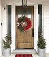 🔥Last Day 49% OFF🎄Ruffled Burlap Christmas Wreath🎄-mysite-Adracos
