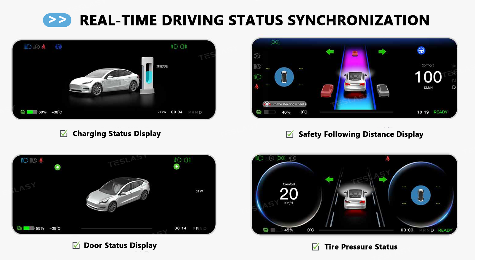 【Y u i 】 Tesla Model Y Juniper F9 9-inch Carplay/Android Auto