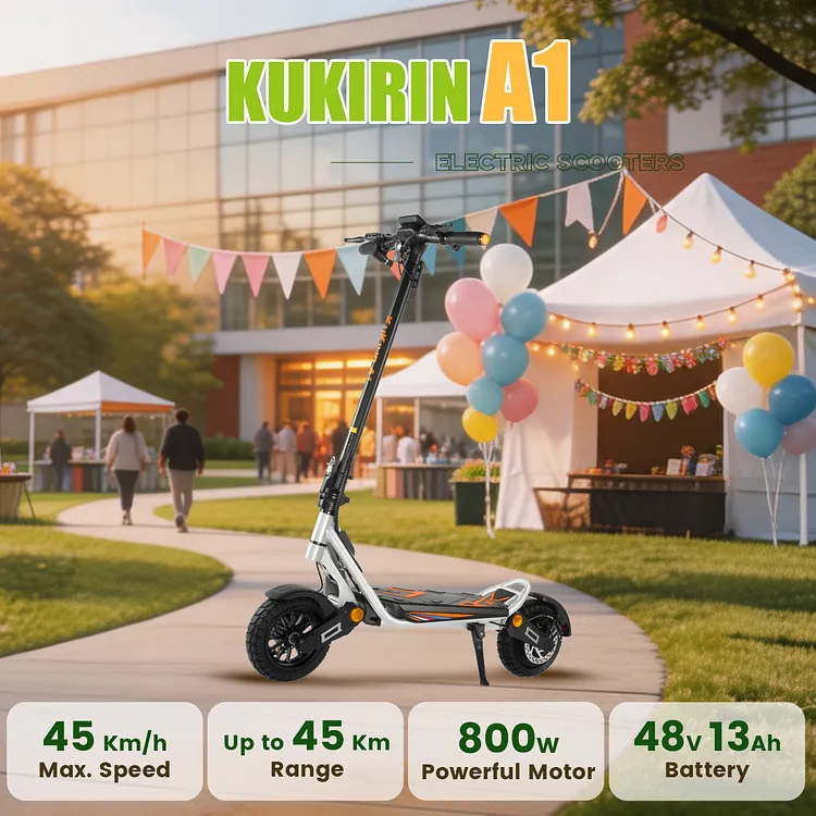 KUKIRIN A1 Electric Scooter | 800W Powerful Motor | 45KM/H Max Speed