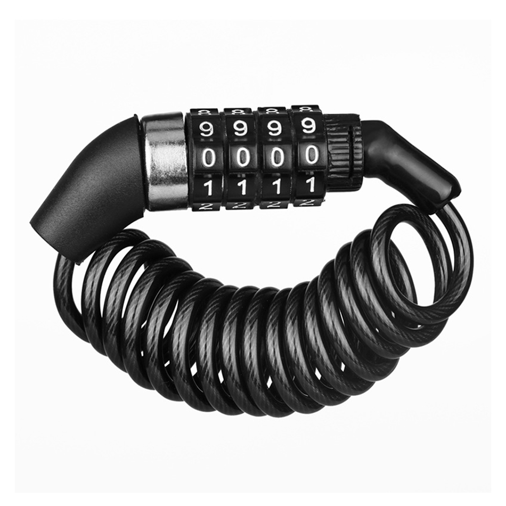

Bicycle Helmet Backpack Lock 4 Digit Combination Steel Wire Cable Lock, 501 Original