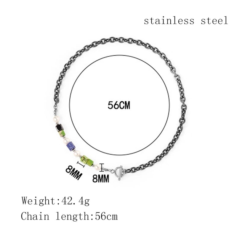 Hip-Hop Geometric 304 Stainless Steel 18K Gold Plated Unisex Necklace