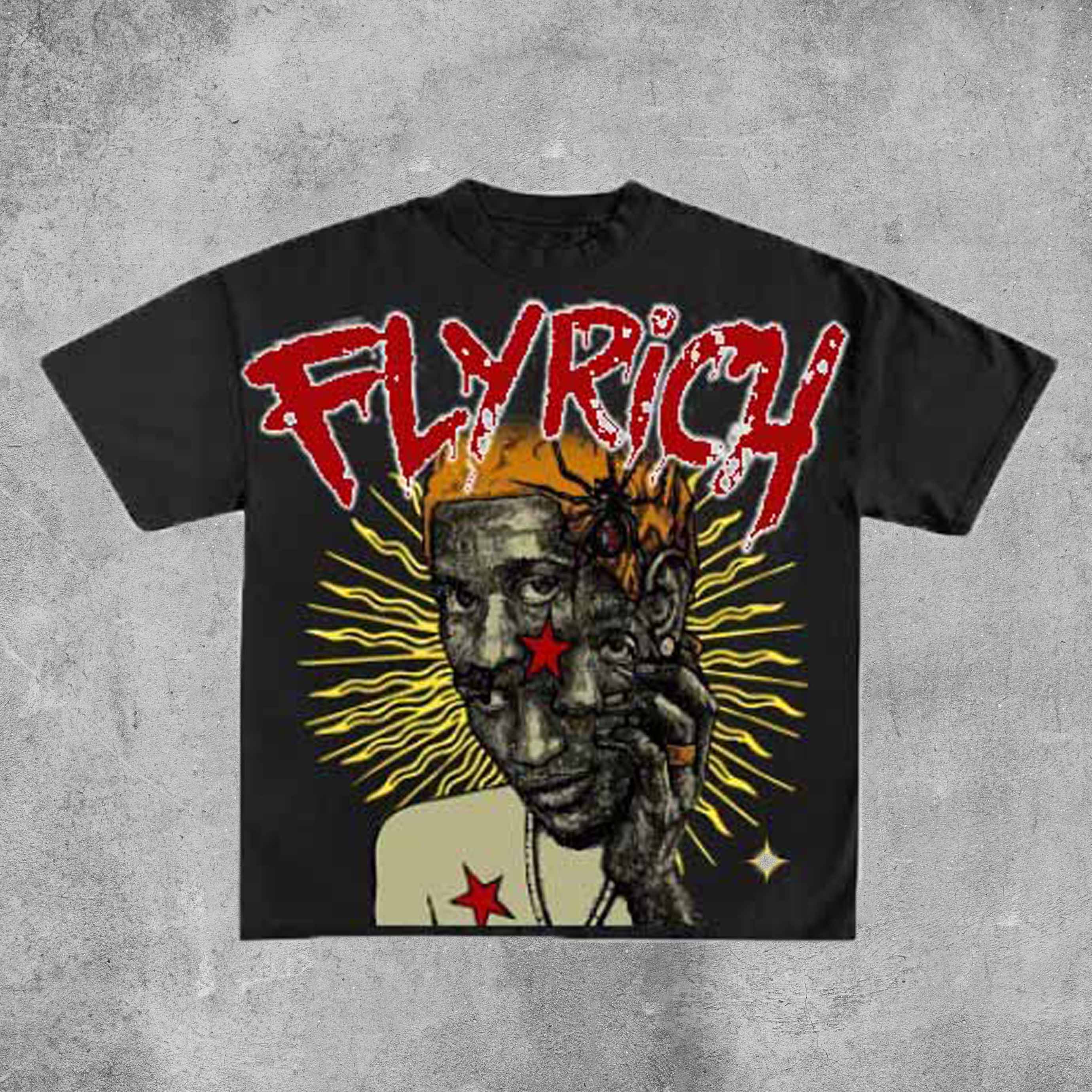 Sopula Art Is No Crime But Fly Rich Graphic Cotton T-Shirt - SOPULA