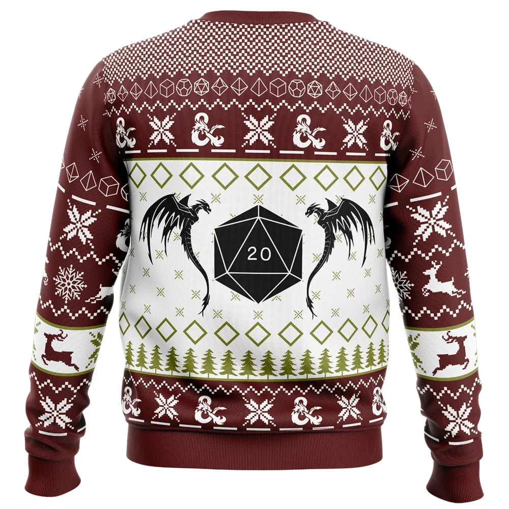 Have Yourself A Merry Little Crit-Mas Dungeons and Dragons Ugly Christmas Sweatshirt