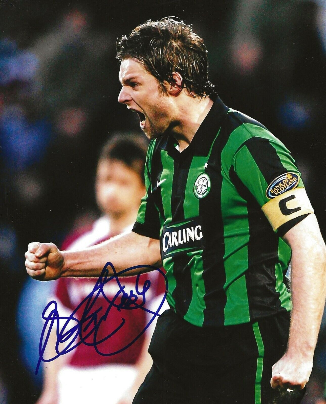 Steven Pressley signed Celtic F.C. Soccer 8x10 Photo Poster painting autographed