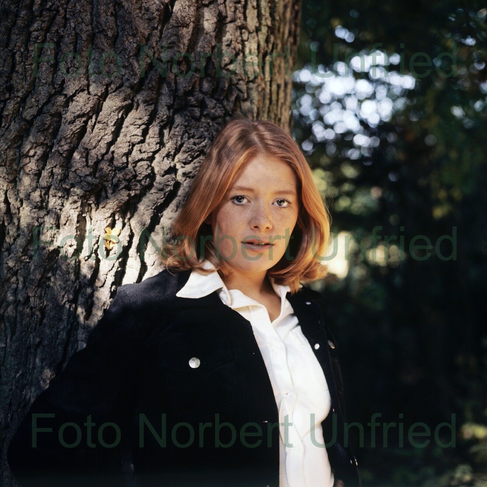 Jutta Speidel Photo Poster painting 13 X 13 CM (Picture 254