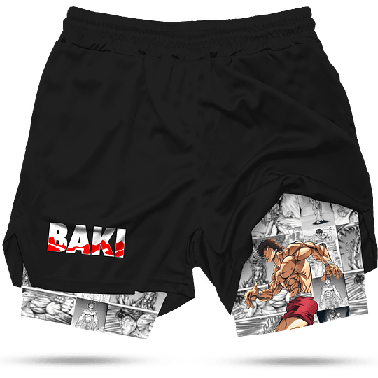 Baki Anime Printed Men's Shorts